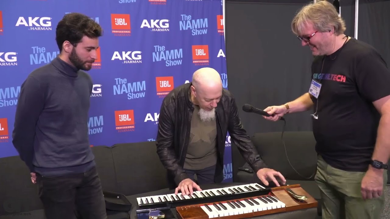 GTT NAMM 2022 Product Preview: Pocket Piano with Jordan Rudess, and a Freedrum Jam!