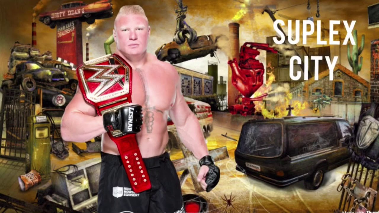 WWE:Brock Lesnar Theme-“Next Big Thing” (V2) + Arena Effects