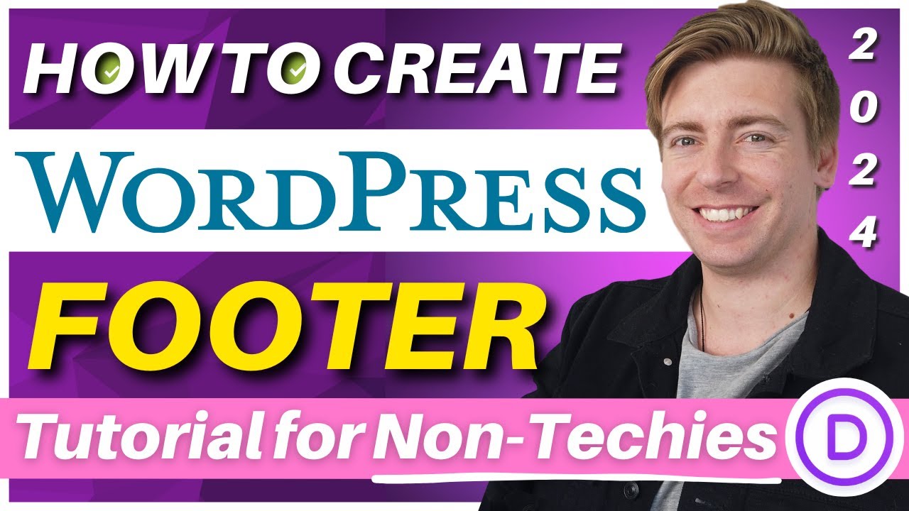 How To Create a WordPress Footer with Divi Theme (Easy Minimalist Footer!)