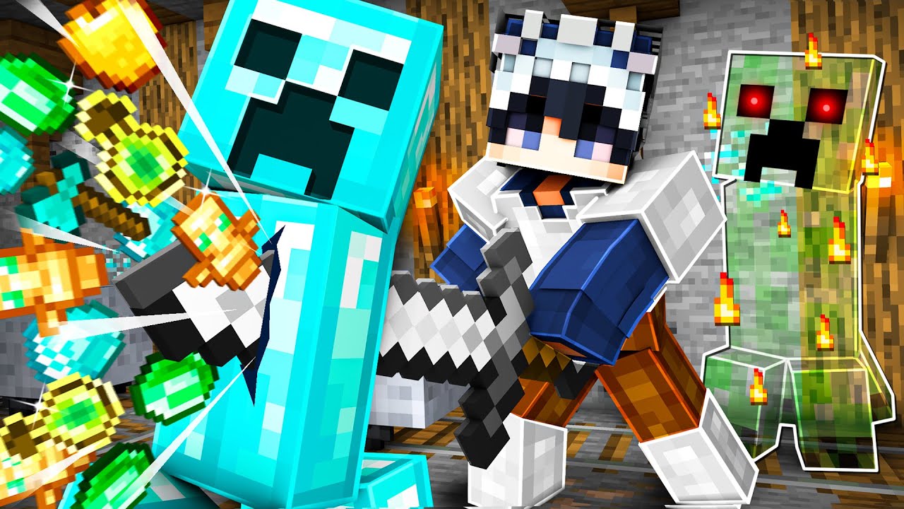 Minecraft, aber es gibt CUSTOM CREEPER...