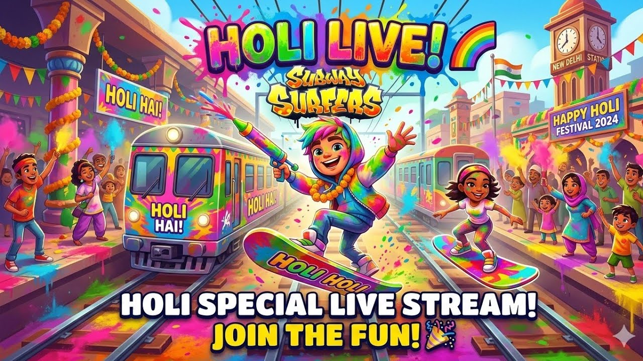 Subway Surfers: World Tour Holi Hai!