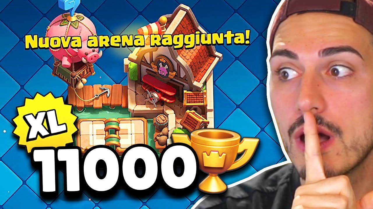 il DEMONE di TERNI... FINALMENTE 11000 COPPE! 😈 Clash Royale ITA