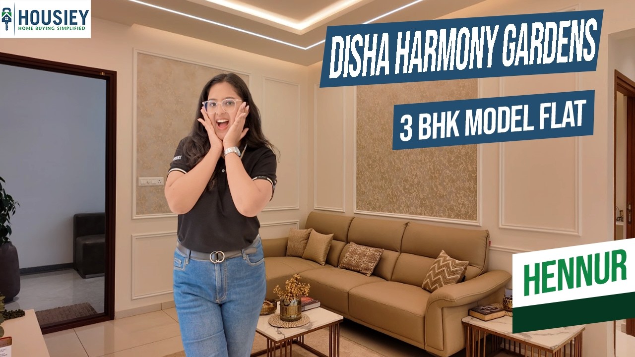 Disha Harmony Gardens Hennur | Luxurious 3BHK Model Flat Tour In Bangalore | Price & Review 2026