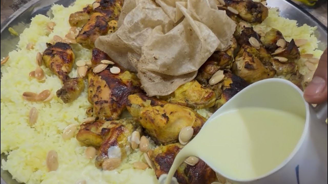Servimos el Mansaf y rompemos el ayunos