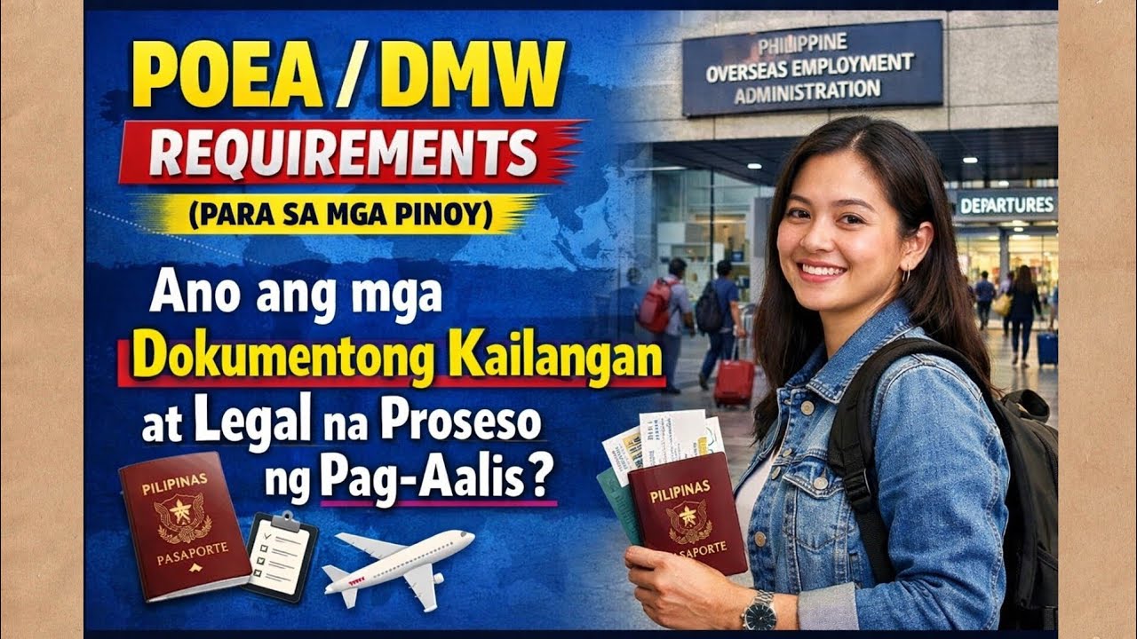 DMW/POEA Requirements at mga Dapat mong MALAMAN  bago ka magn EUROPE