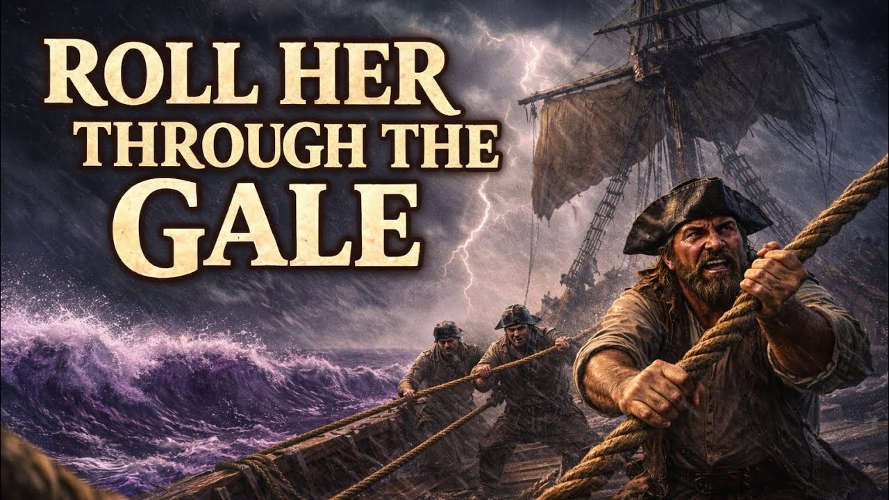 Roll Her Through the Gale ⚓ Stormy Pirate Sea Shanty Style Song