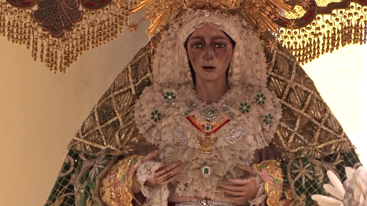 LA MACARENA DE REGRESO POR EL ARCO DE LA BASILICA.SEMANA SANTA SEVILLA 2017