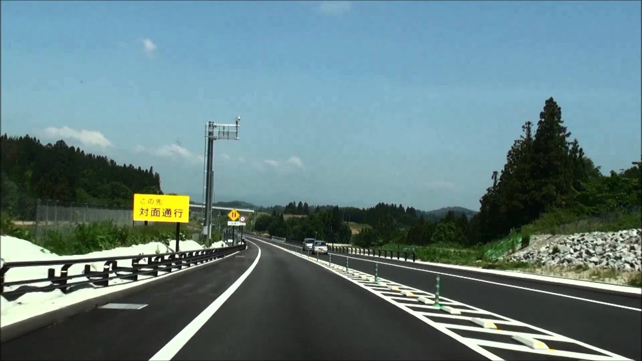 【HD】釜石道　宮守IC→花巻空港ICを走ってみた(2倍速)