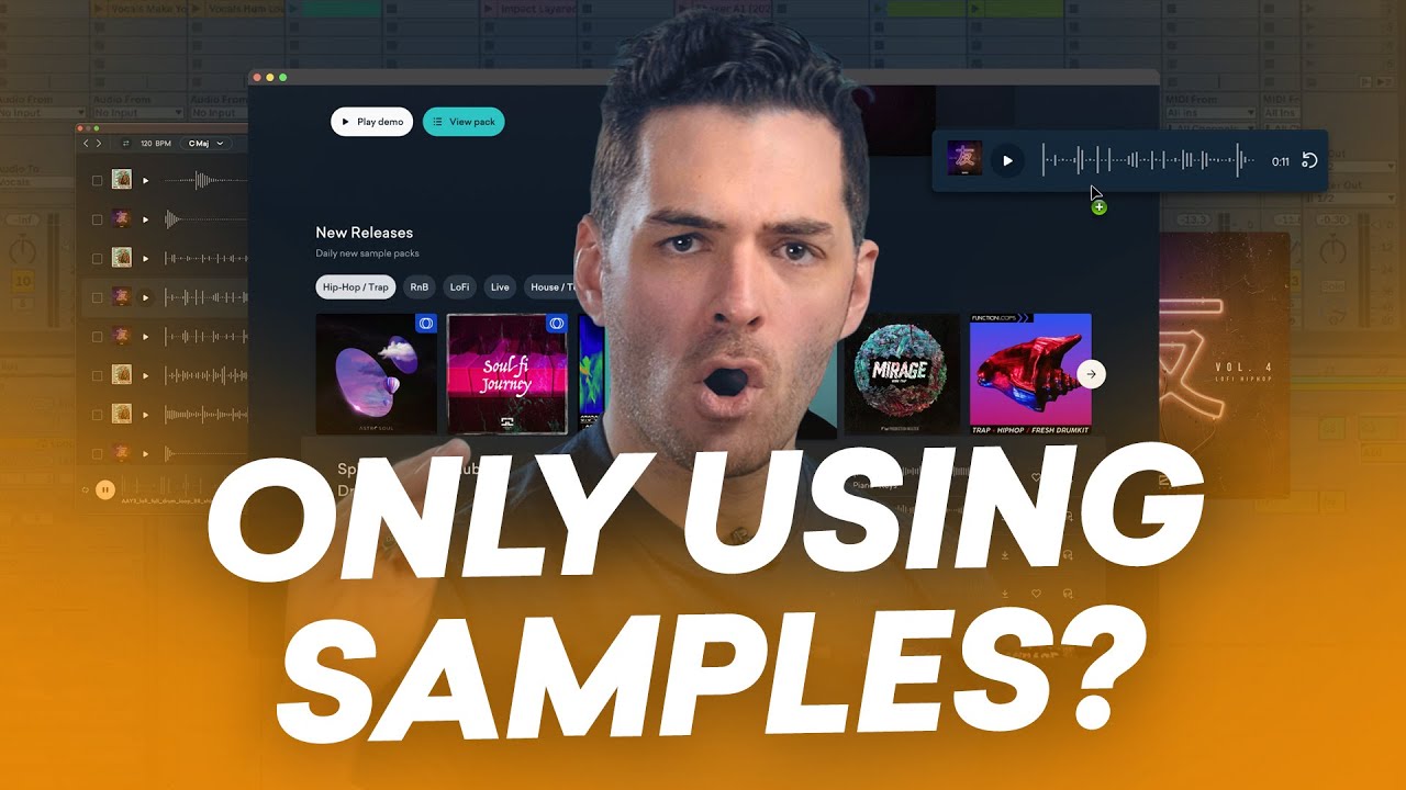 Creating a Pro Sounding Track Using ONLY Samples? (LANDR Live)