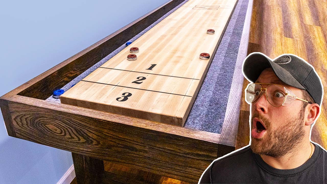 EPIC 14ft. Shuffle Board Build!