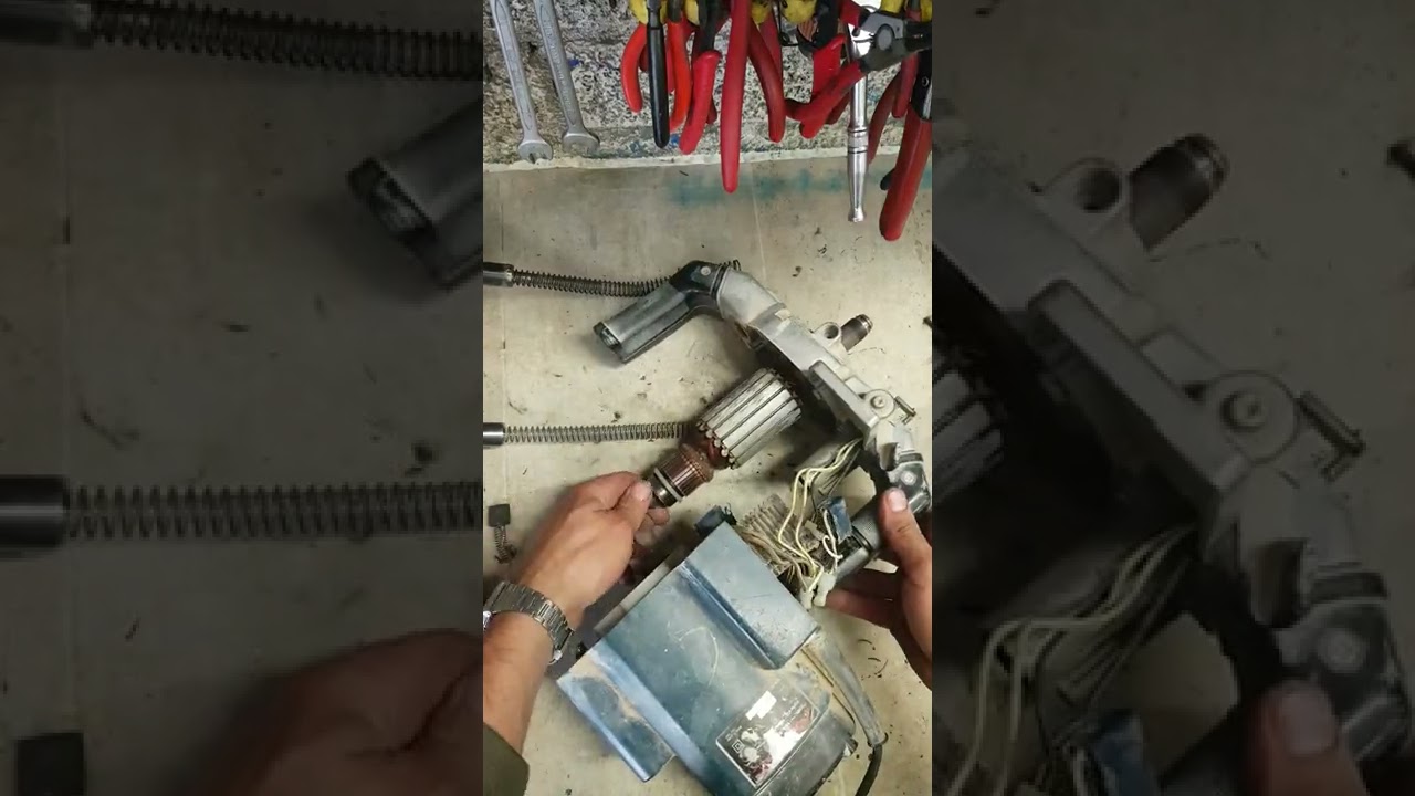 Repairing  an old blue Ryobi router