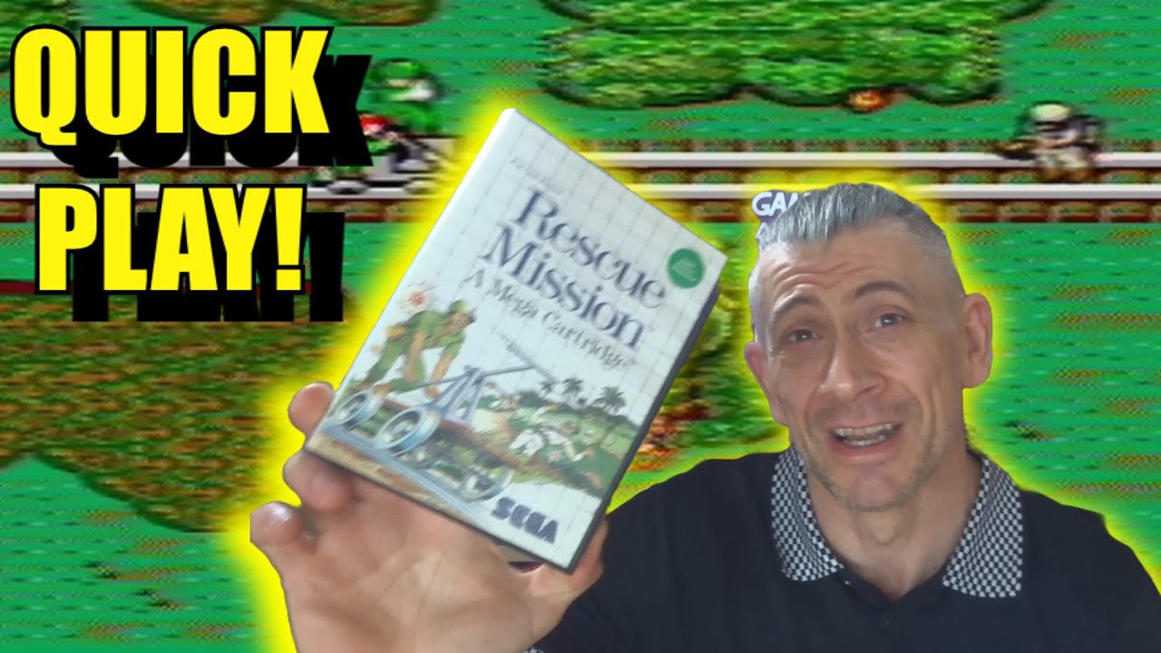 Light Gun Gallery - Rescue Mission - Sega Master System - Gameplay with Commentary