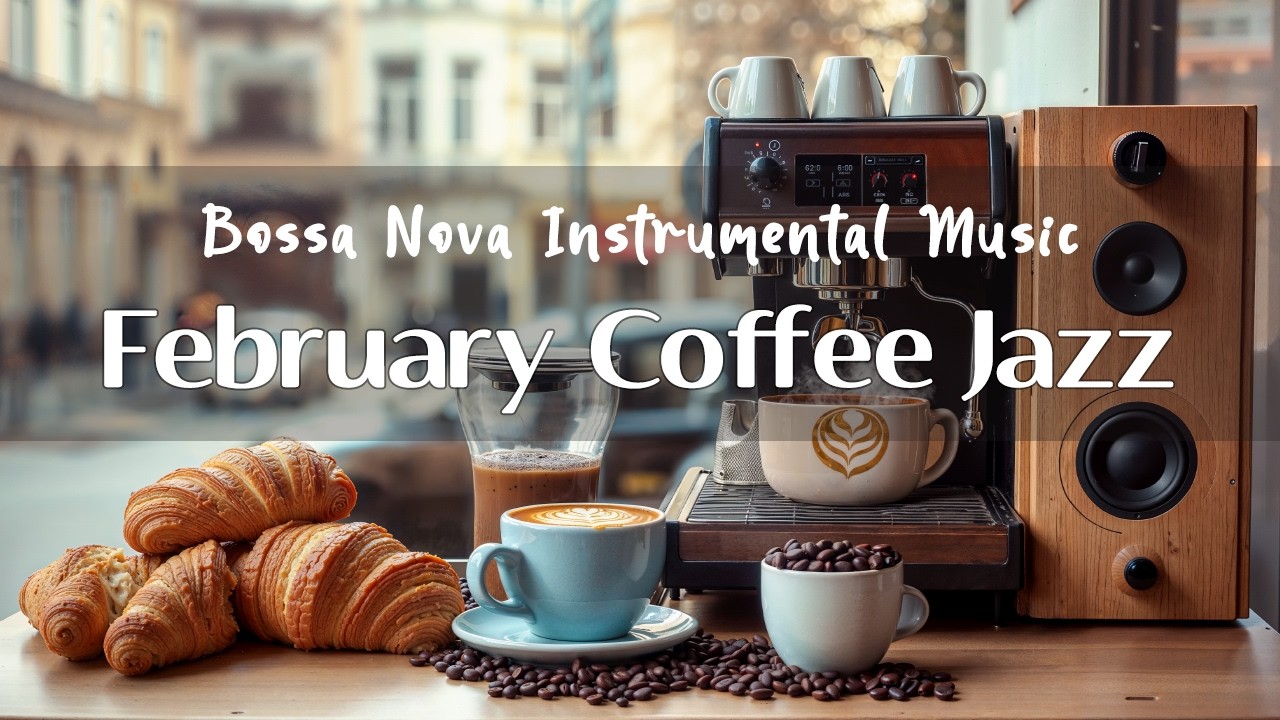 February Coffee Jazz ☕ Smooth Jazz & Bossa Nova Instrumental Music for Relaxing, Studying & Working