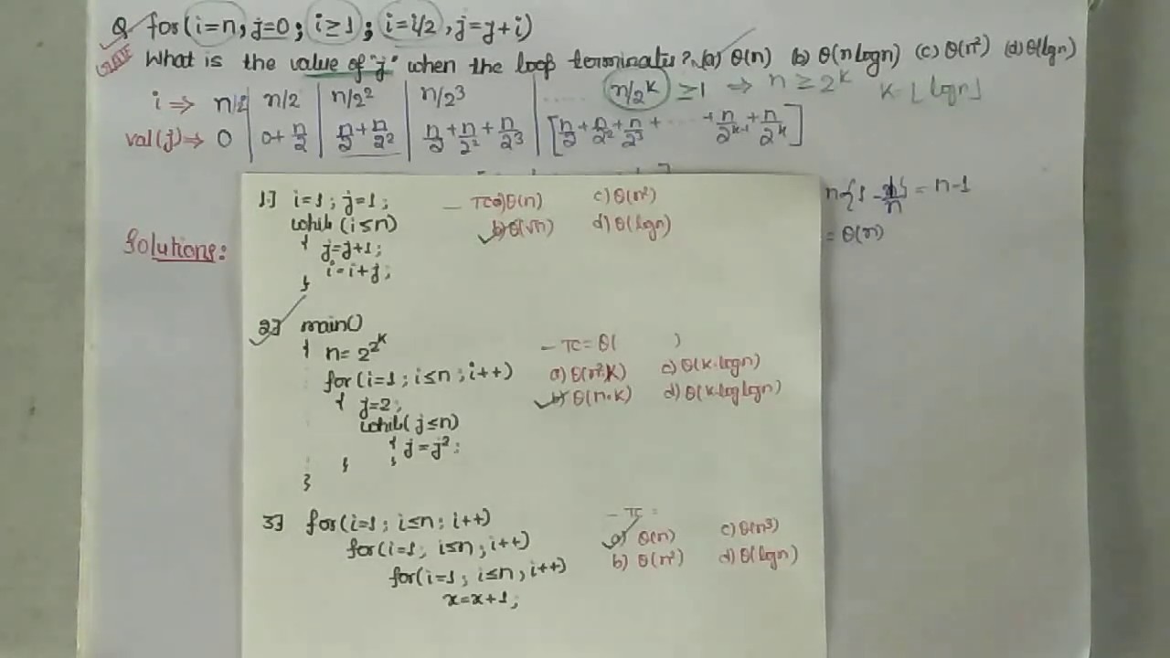 Nested loop solution part 1