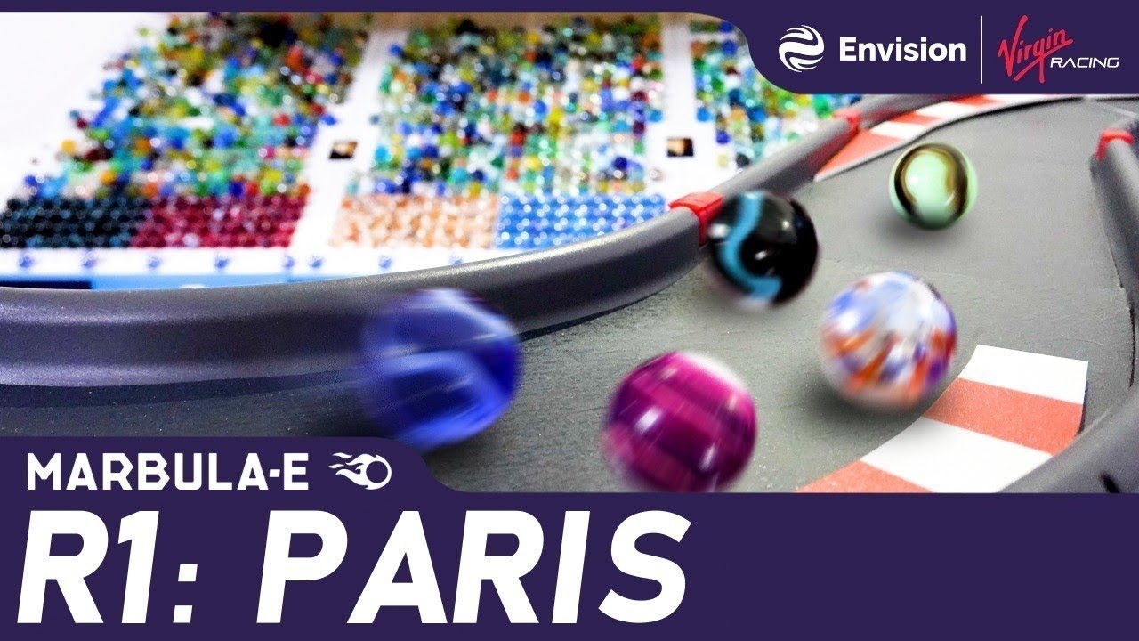 Marbula E Race 1 "Paris" - Marble Race by Jelle's Marble Runs & Formula E