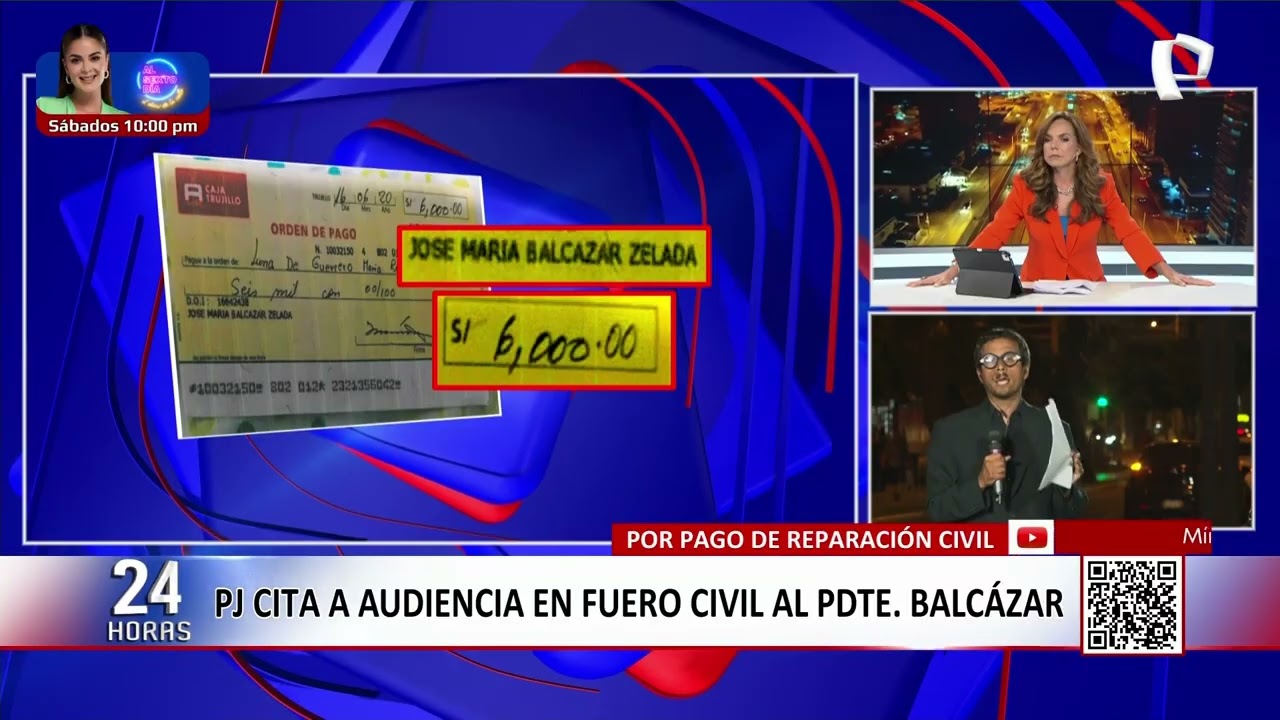Poder Judicial cita a audiencia en fuero civil al presidente Balcázar