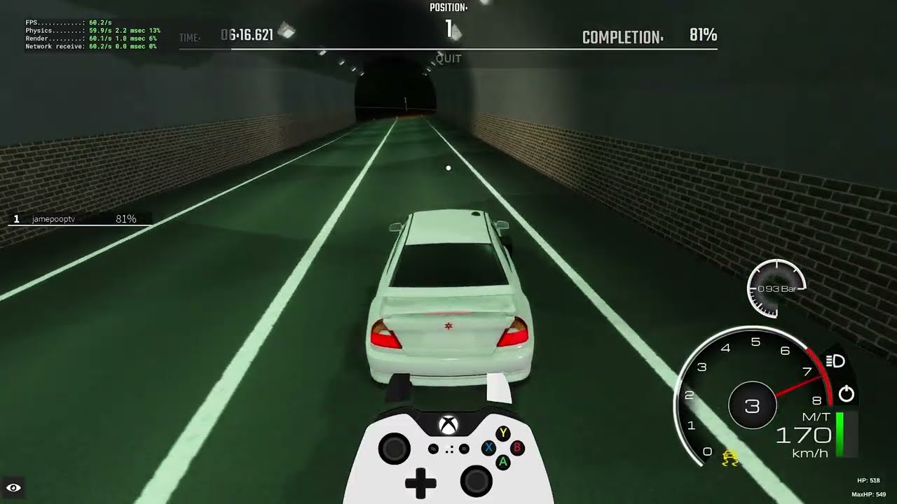 Ichikawa Taikyu Stage - Mitsubishi Evolution 6 - 7:21.566 - Part 2 | Midnight Racing: Tokyo