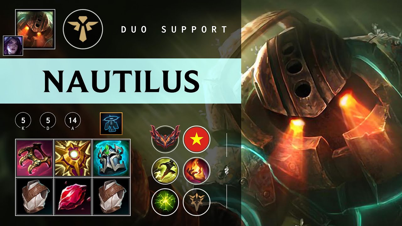 Nautilus Support vs Zyra - VN Grandmaster Patch 26.01