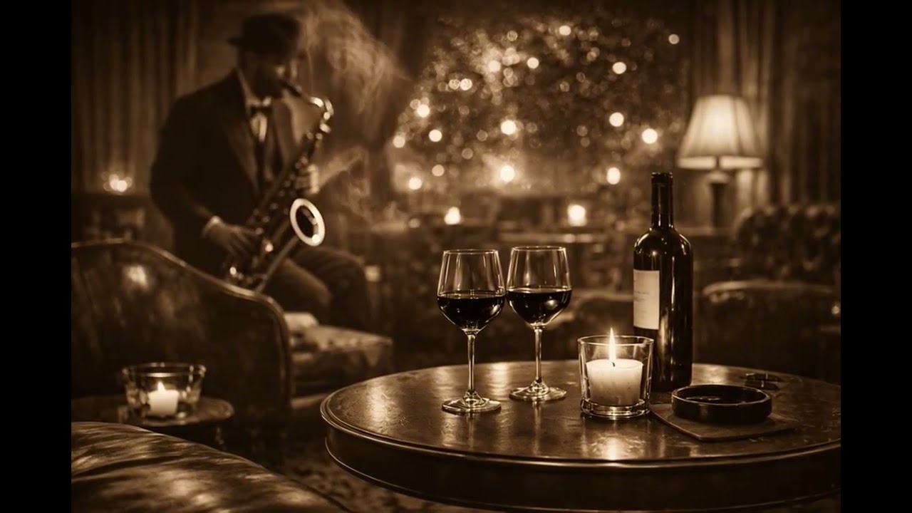 1940's Late Night Jazz 🥃 Smoky Lounge & Romantic Evening Ambience