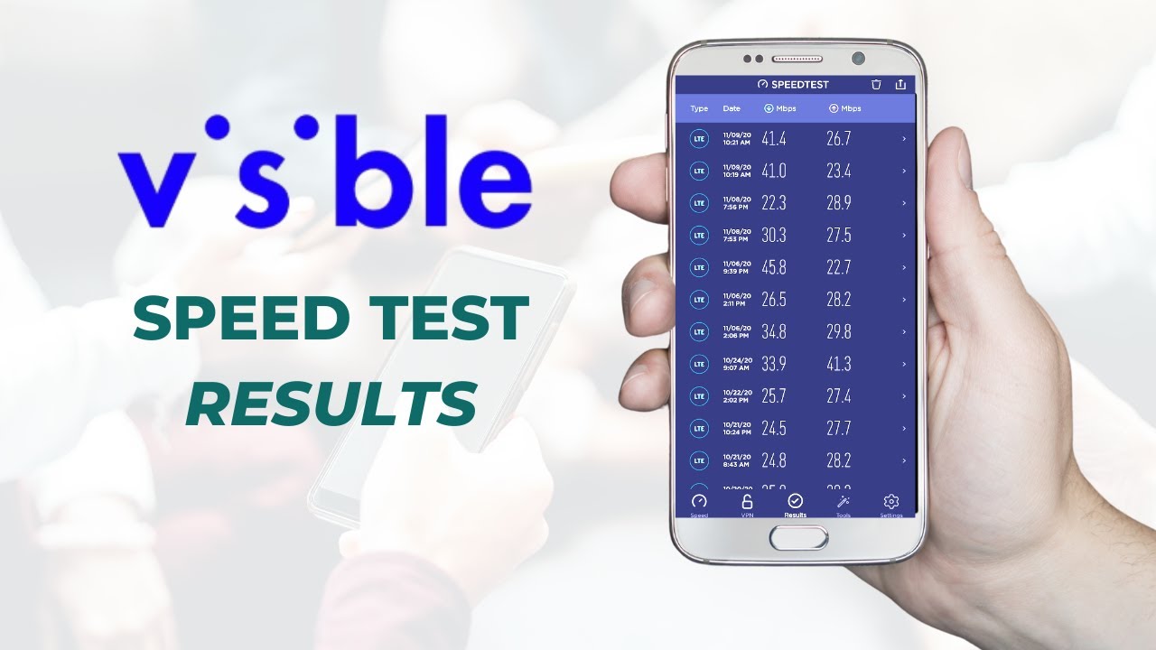 Visible Speed Test Results From a Real Customer | How Fast Is It? (November 2020)