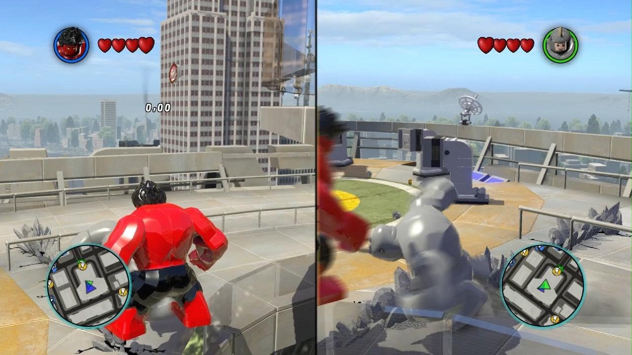 Hulk Rojo vs rinho pelea Lego Marvel
