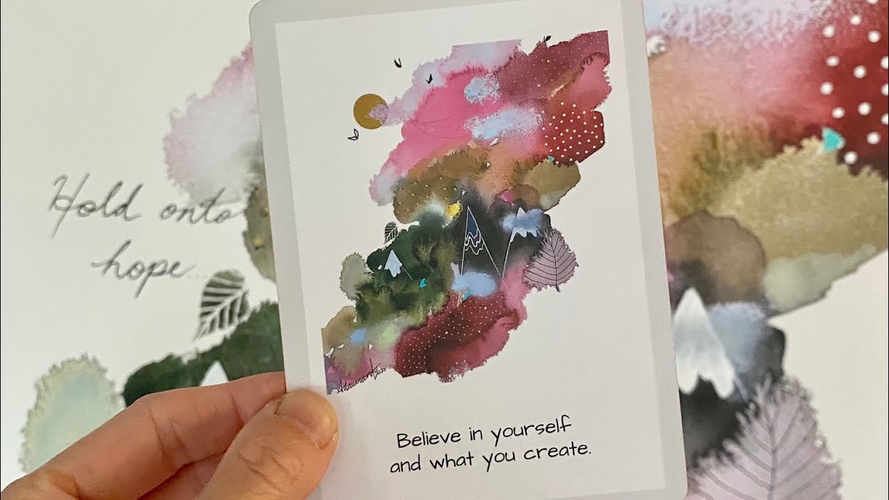 Artist insights into art and life through an oracle deck.