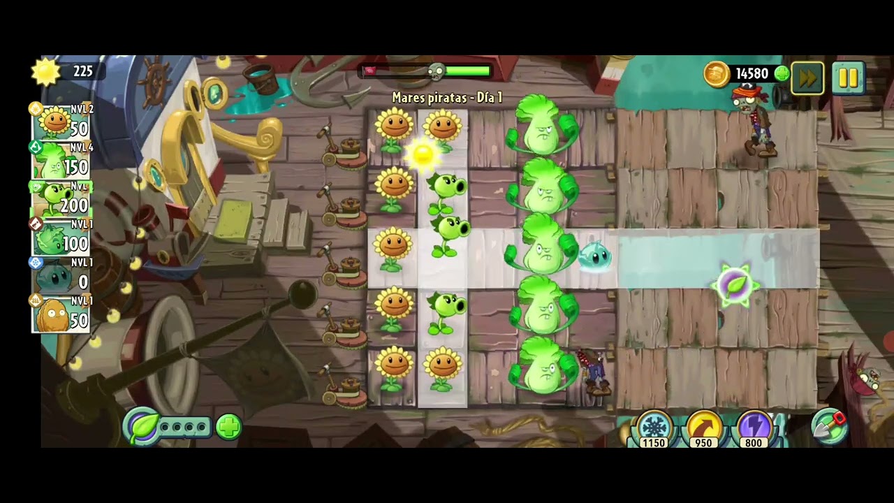 Plantas vs zombies 2 - Mares piratas 😝