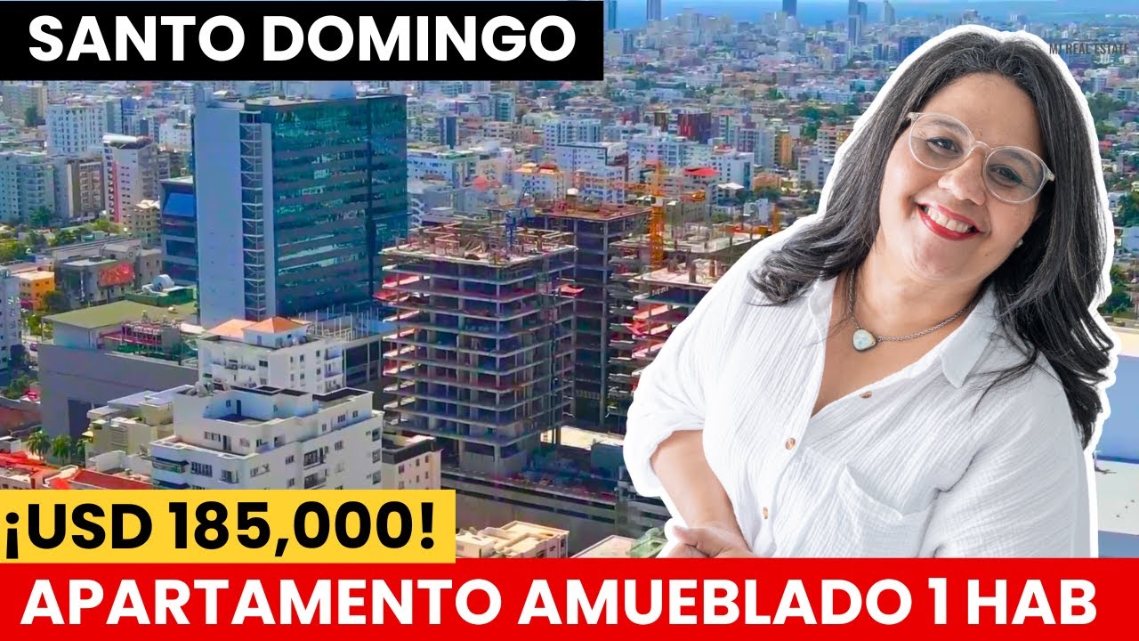 ¡MIRA ESTE APARTAMENTO AMUEBLADO LISTO PARA VIVIR! EN VENTA EN SERRALLES 😁🗝️| SANTO DOMINGO