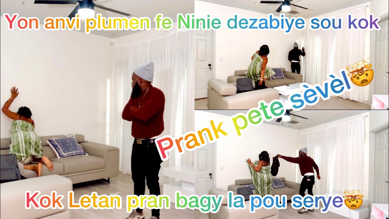 Kok Letan manke plumen Ninie nan yon prank oh prank sa depasem/ m resi jwenn bon pyem ki sovem