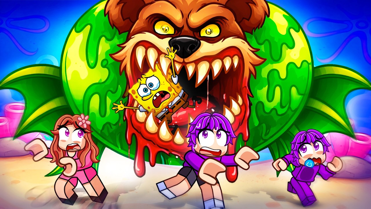 We Survived 99 Nights in BIKINI BOTTOM!