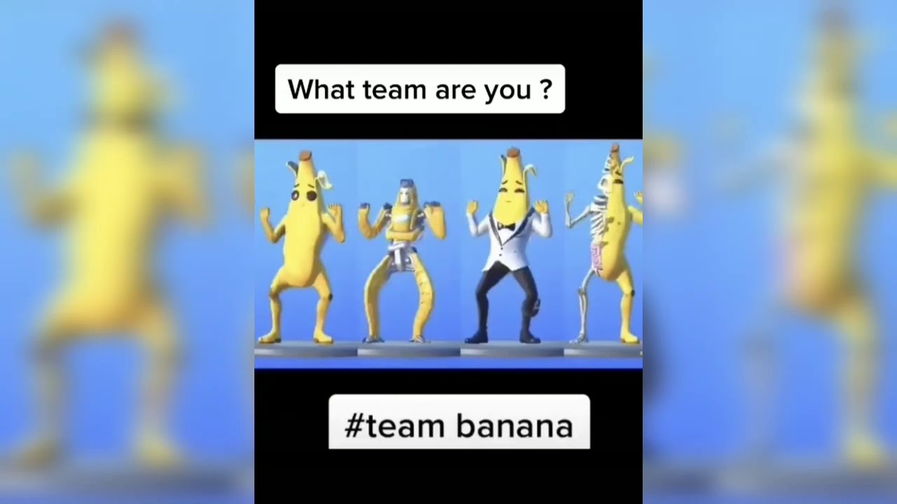 Fortnite #team banana #team slurp #team bears #team food #team fish👌