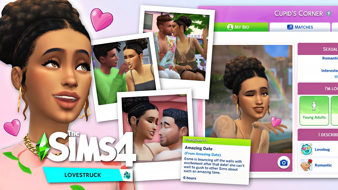SIMS 4 LOVESTRUCK GAMEPLAY - let's go on three dates and explore! ❤️‍🔥