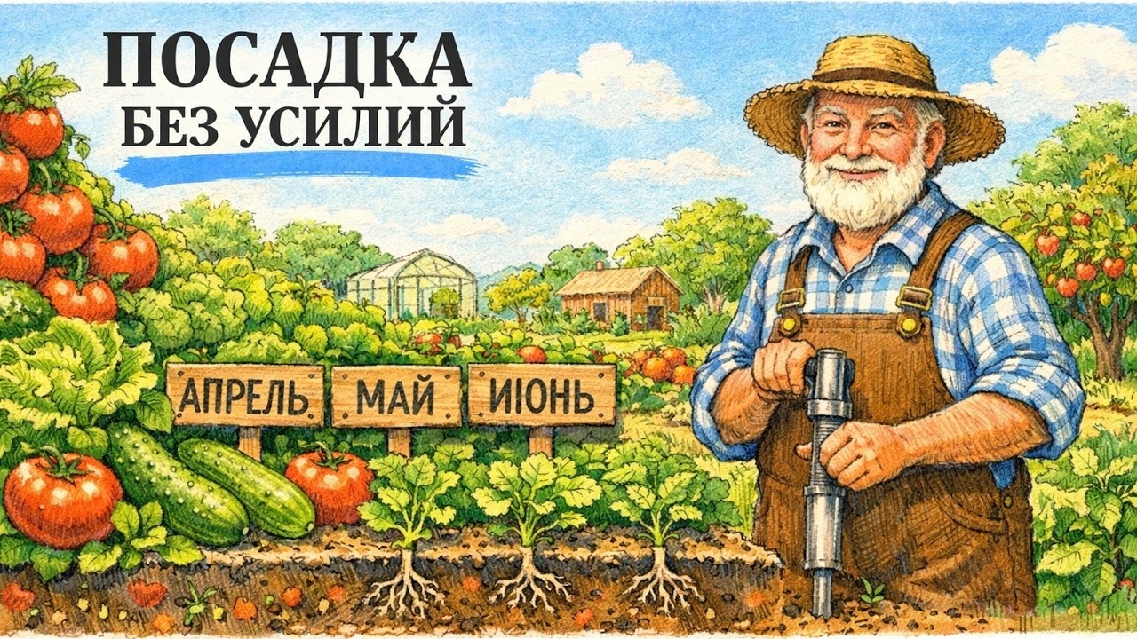 Я БОЛЬШЕ НЕ НАКЛОНЯЮСЬ! Это устройство сажает рассаду за 1 секунду. Соседи просят чертеж.