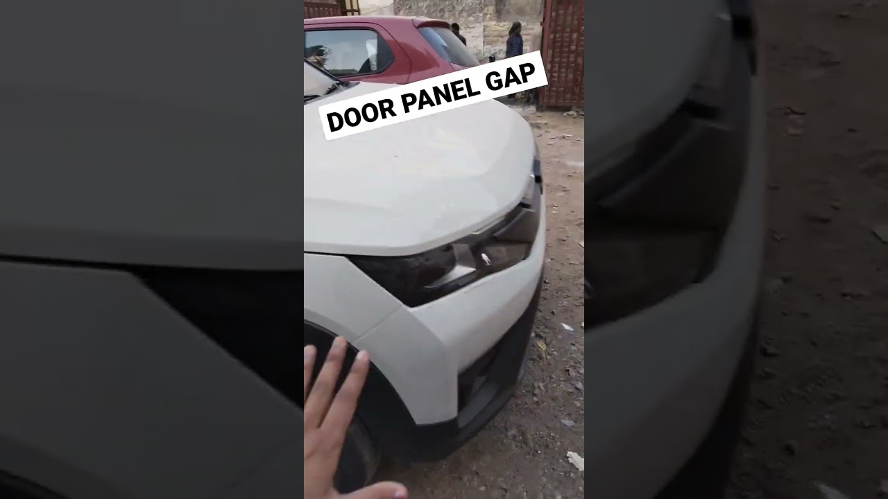 Breeza Door Panel Gap 😐 #shorts #ytshorts #viral #viralshort #brezza #cartips #carcare