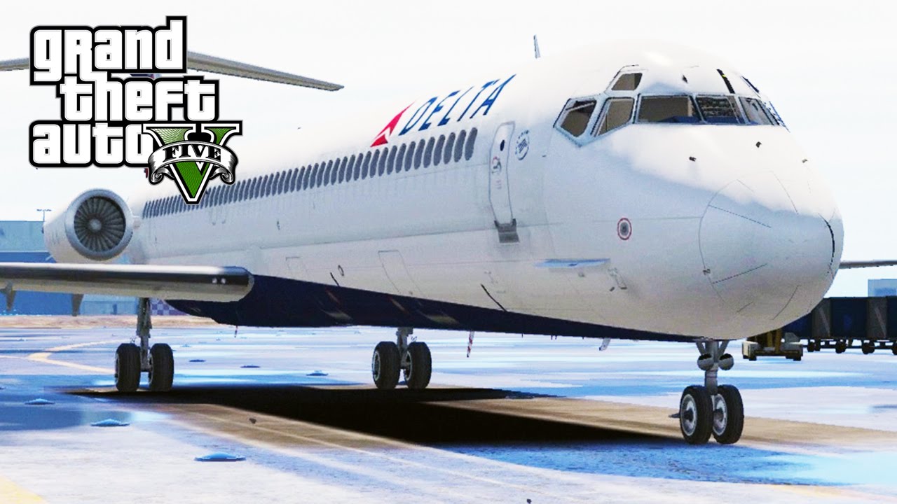 GTA 5 SP #17 - MD-83 Mod