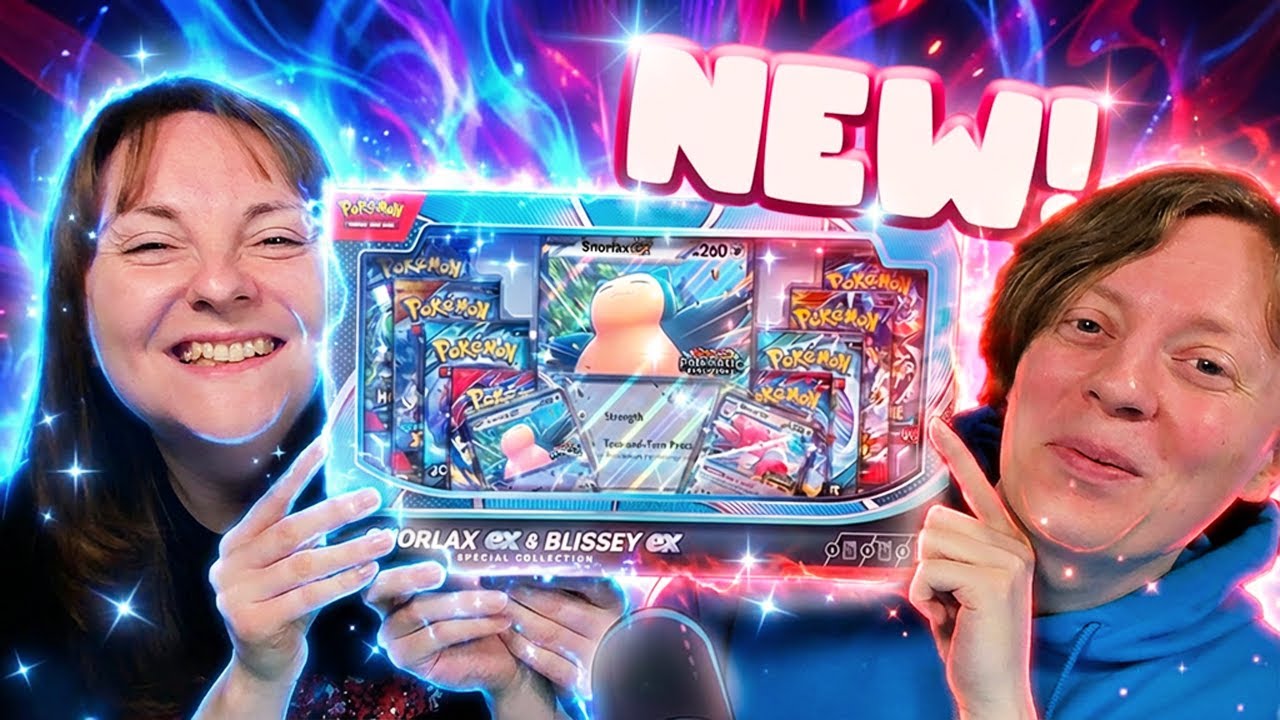 Распаковка специальной коллекции Snorlax ex & Blissey ex 💙✨