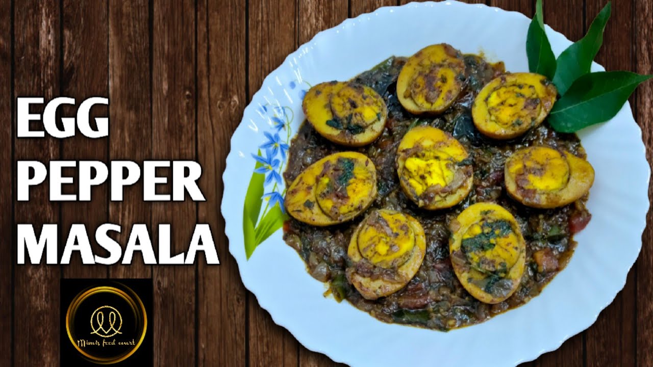 Egg Pepper Masala | Anda Kalimirch Masala | Egg Recipes | Spicy Egg Curry