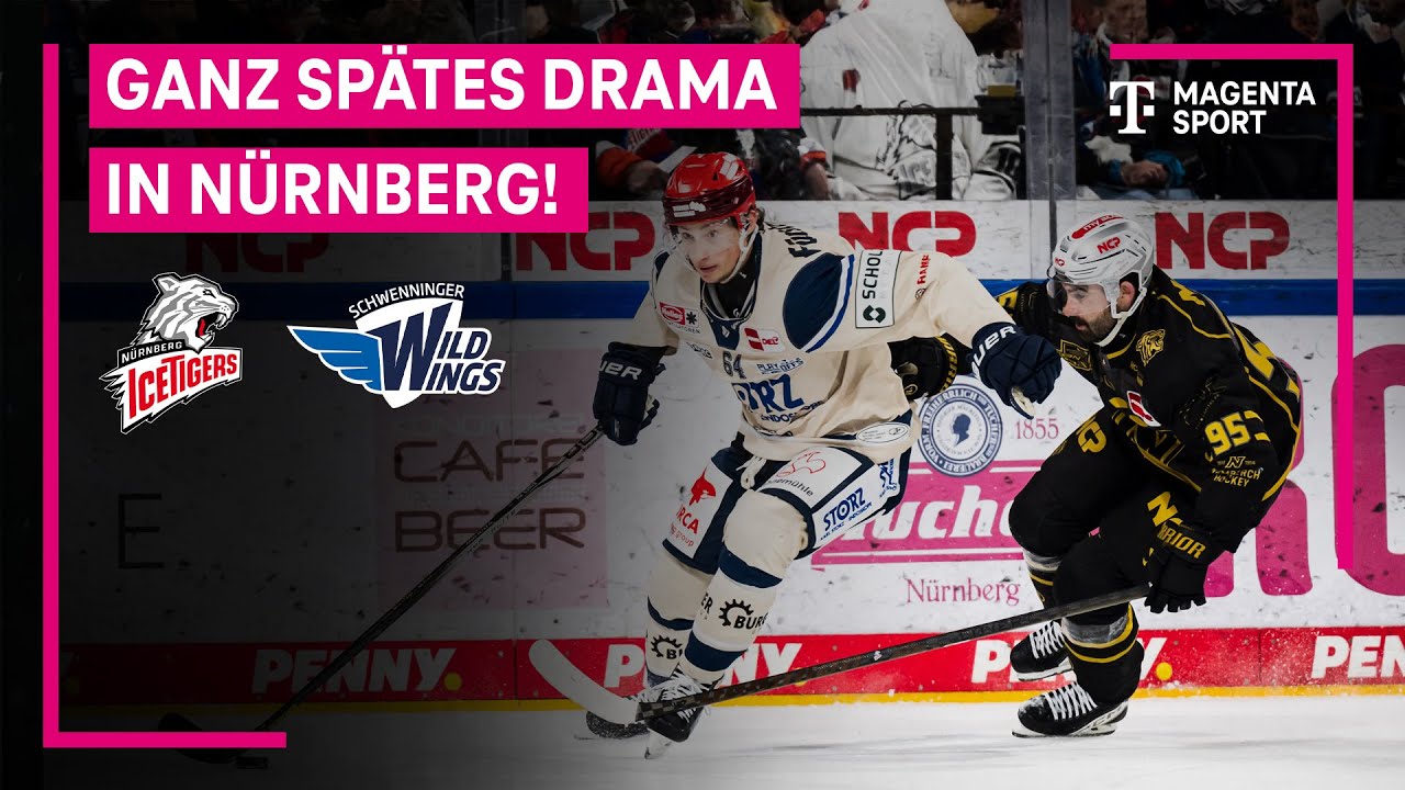 Nürnberg Ice Tigers - Schwenninger Wild Wings | PENNY DEL Playoffs | MAGENTA SPORT