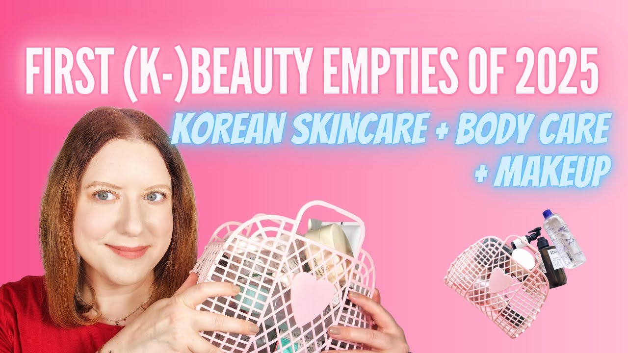 My first (K-)BEAUTY EMPTIES of 2025 | Korean Skincare + Body Care + Makeup