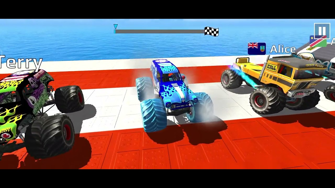 Extreme Monster Truck Impossible Mega Tracks 3D Ramp Android Gameplay