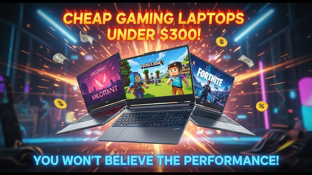 Top 5 Cheap Gaming Laptops Under $300 in 2026 | Amazon Picks