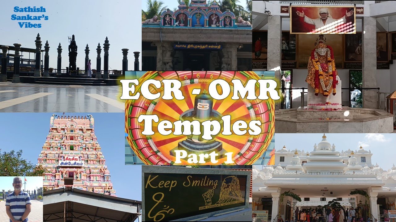 ECR-OMR Temples| Part-1|Historical and Modern temples on Chennai's longest & beautiful Coastal road