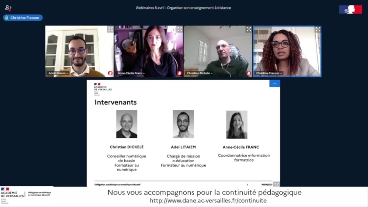 Animer une classe virtuelle avec ma classe à la maison du CNED