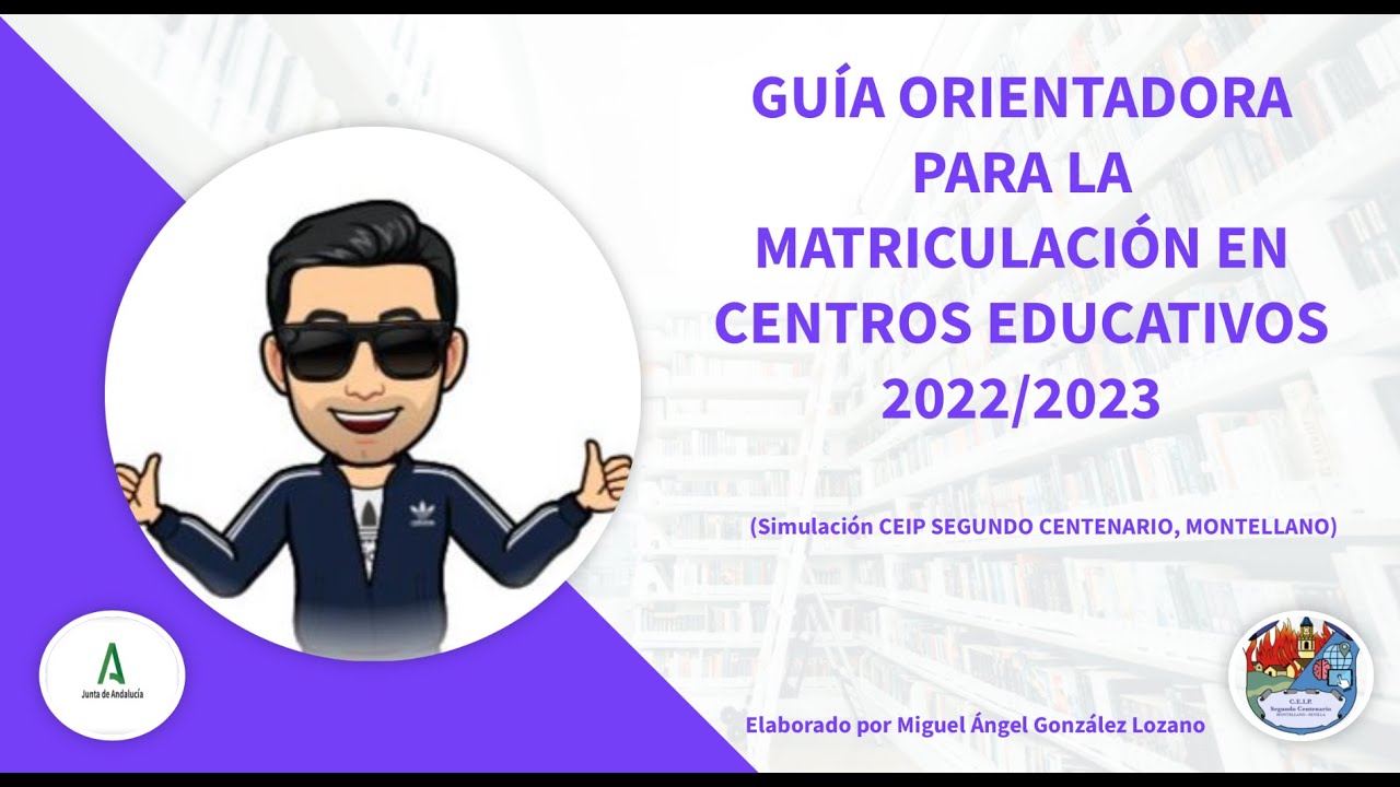 PASOS PARA CUMPLIMENTAR LA MATRÍCULA PARA EL CURSO 2021-2022
