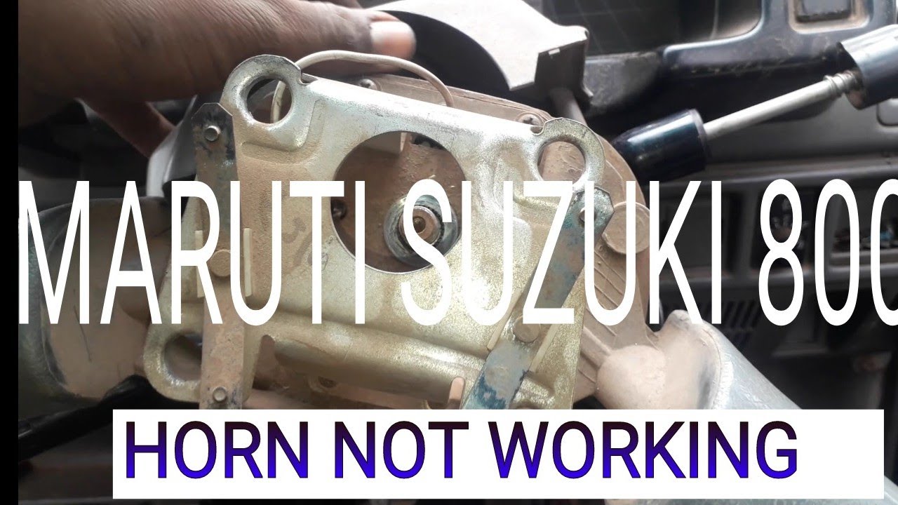 MARUTI SUZUKI 800 HORN NOT WORKING!!OPEN STERING  WHEEL !!  किसी भी गाड़ी का हैंडल बाहर कैसे निकाले