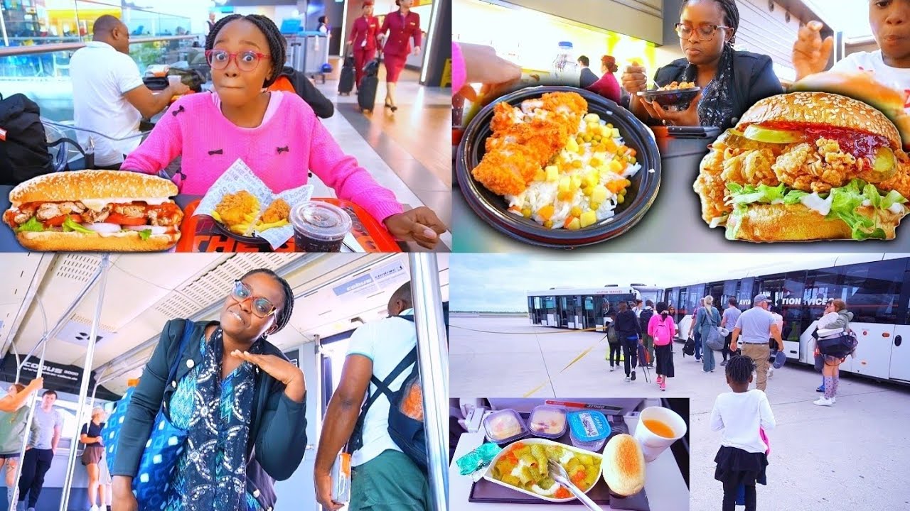 AFTER MISSING OUR FLIGHT THEY COMPENSATED US WITH THE TASTIEST FREE AIRPORT MEALS EVER!