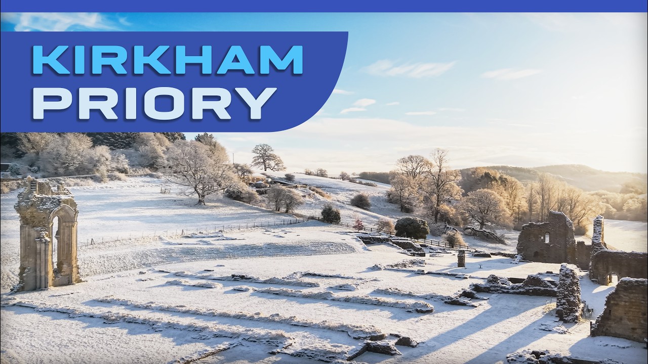 Winter at Kirkham Priory | 4K Cinematic Drone Film | North Yorkshire
