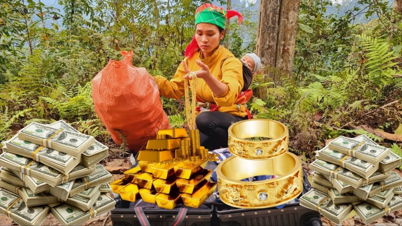The shocking truth about a single mother who found a HUGE GOLD SUITCASE on the side of the road