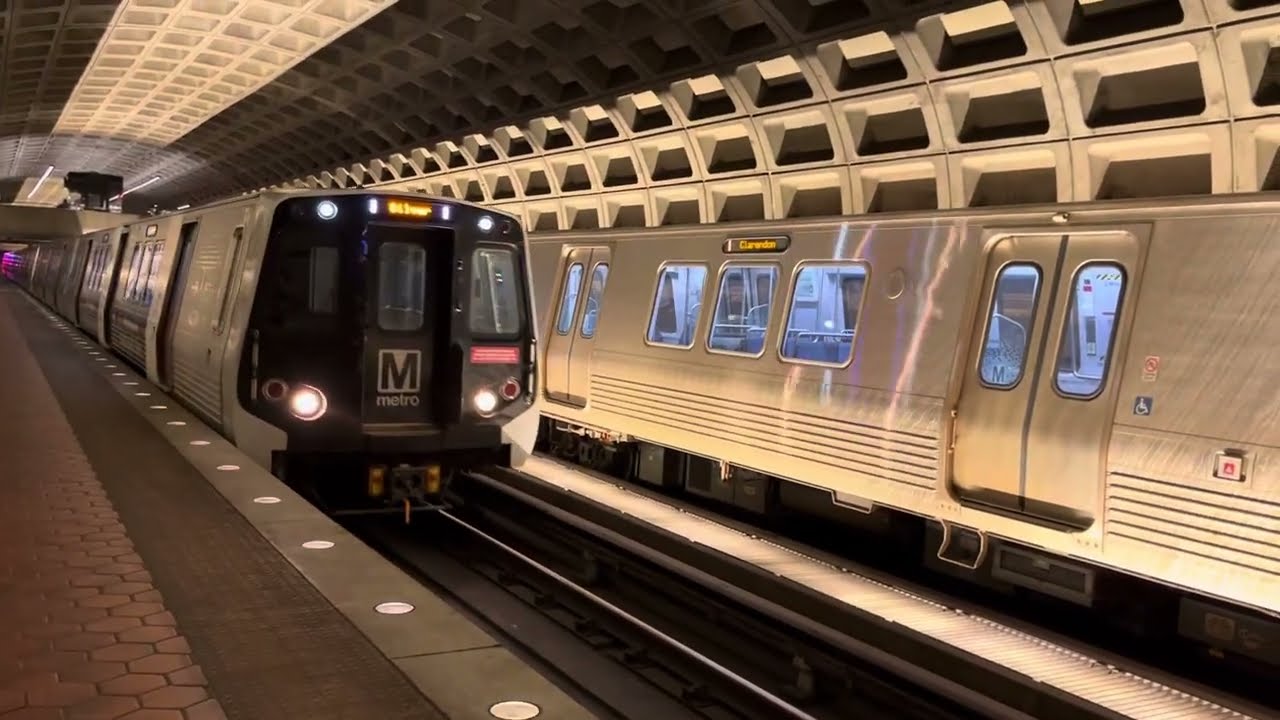 MLK Day Monday! Wmata Metrorail, #7344, 7000 Series, Silver Line, Clarendon to East Falls Church