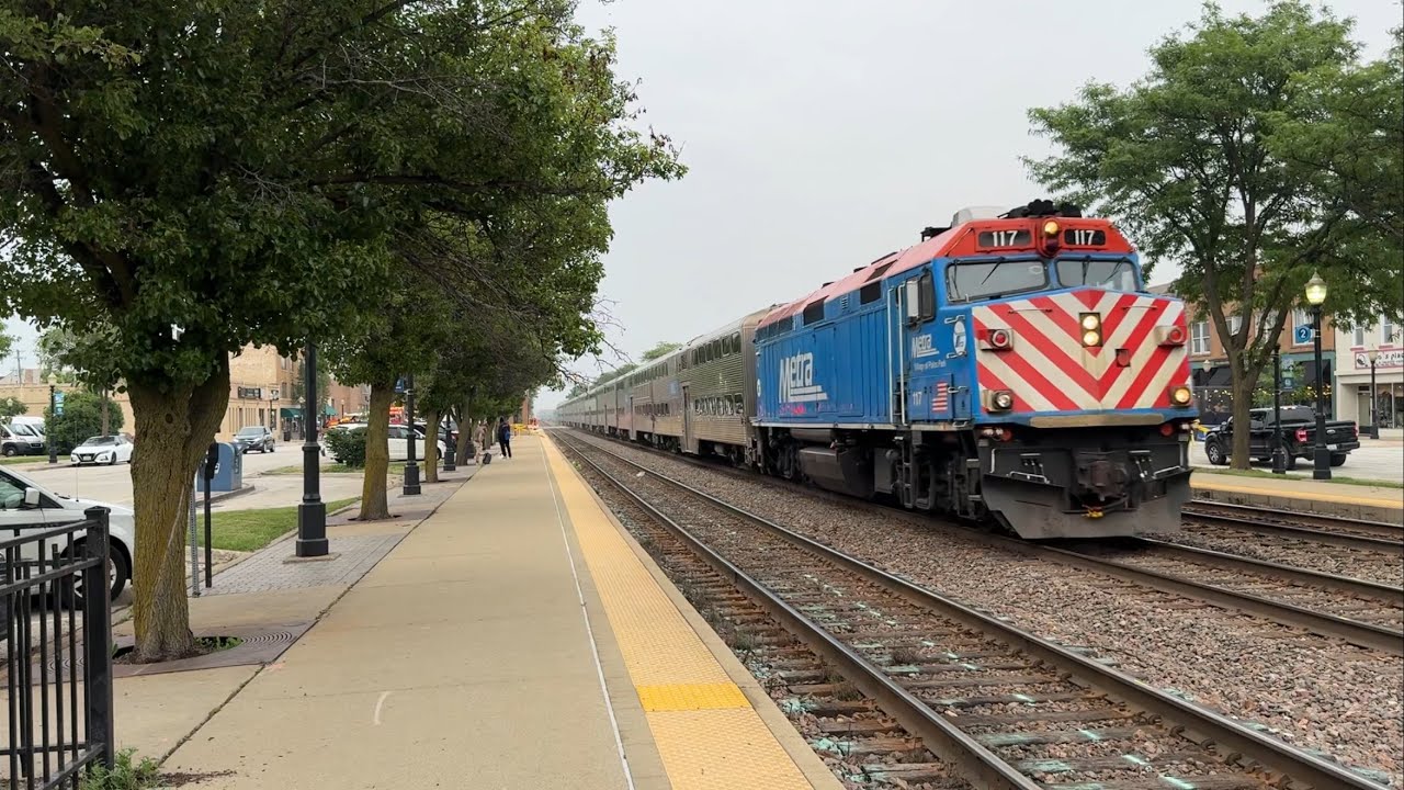 The Ultimate Delayed Complete Metra Evening Rush Hour At LaGrange Road On June 13, 2025